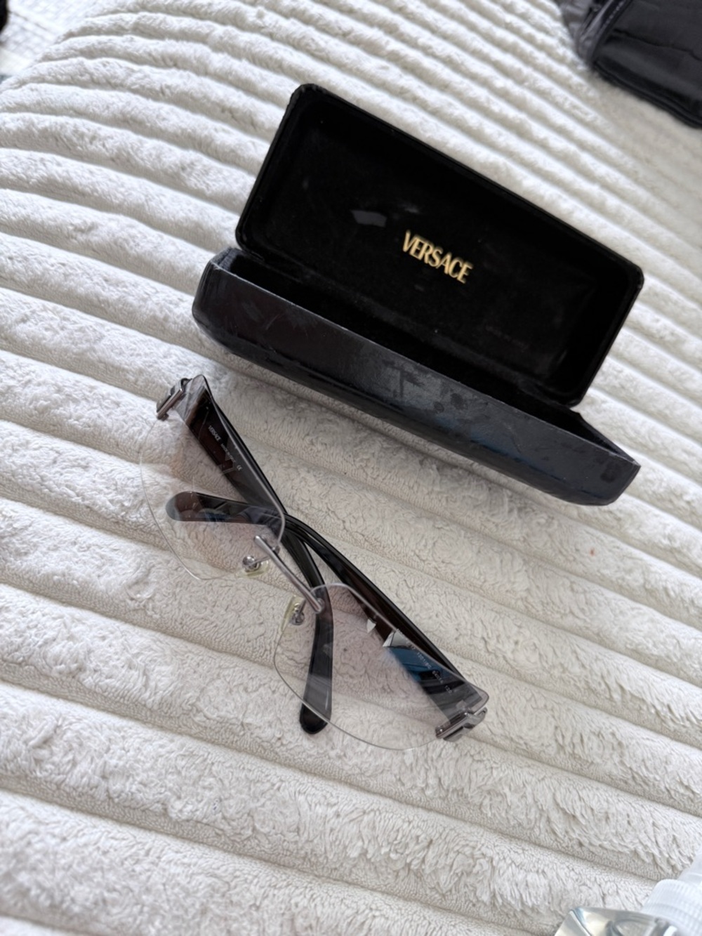 Versace Rimless Sunglasses